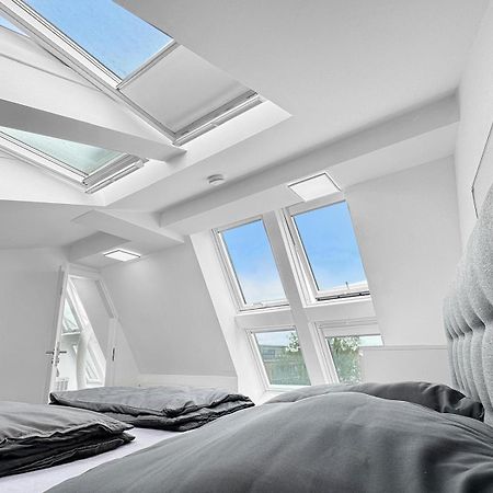 6 Zimmer Maisonette-Penthouse Pool Dachterrasse Luxus Munchen Bagian luar foto