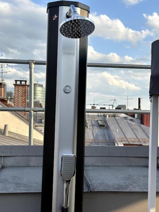 6 Zimmer Maisonette-Penthouse Pool Dachterrasse Luxus Munchen Bagian luar foto