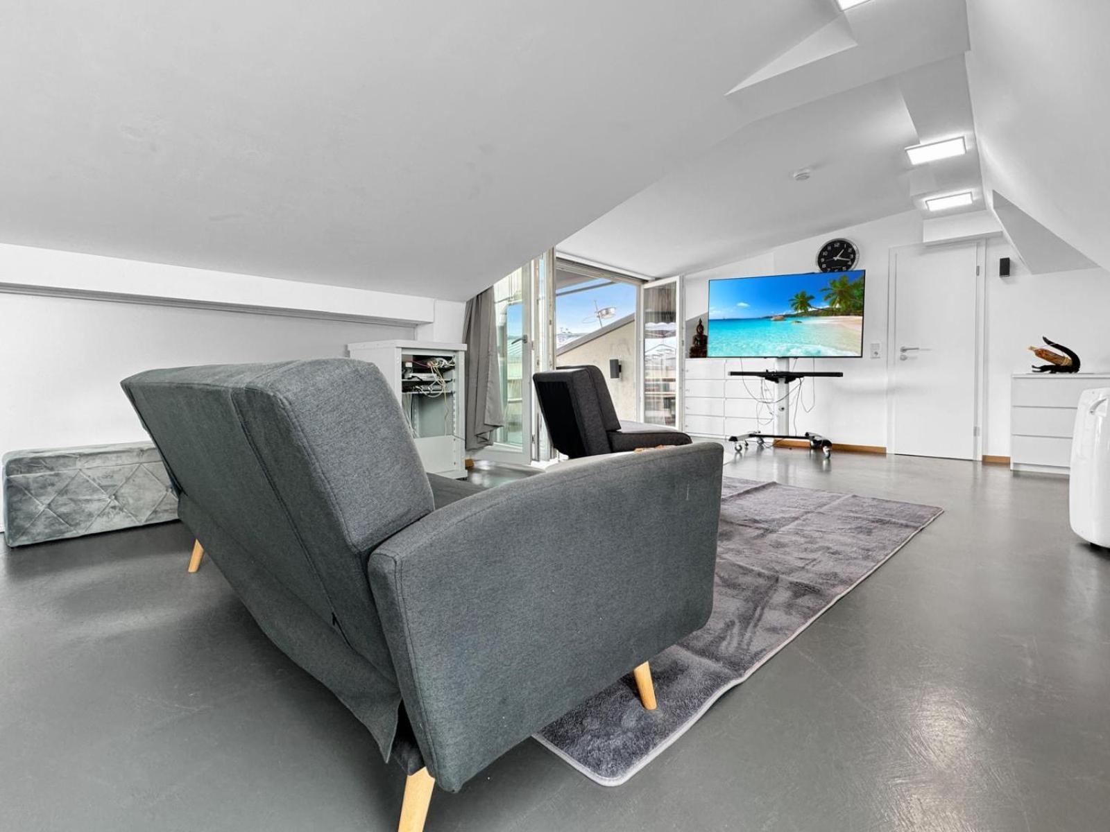6 Zimmer Maisonette-Penthouse Pool Dachterrasse Luxus Munchen Bagian luar foto